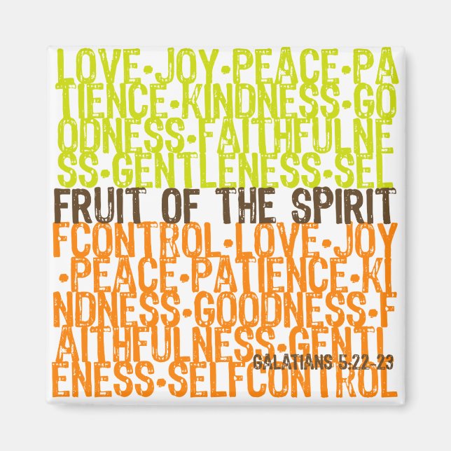 Imã Fruta da Espírito (Frente)