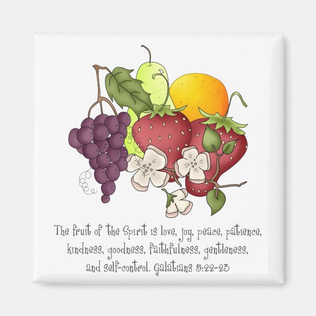 Imã Fruta da Espírito (Frente)