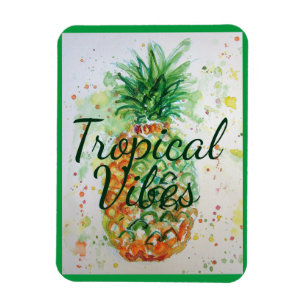 Ímã Fruta de ananás Limão tropical Víblias tropicai