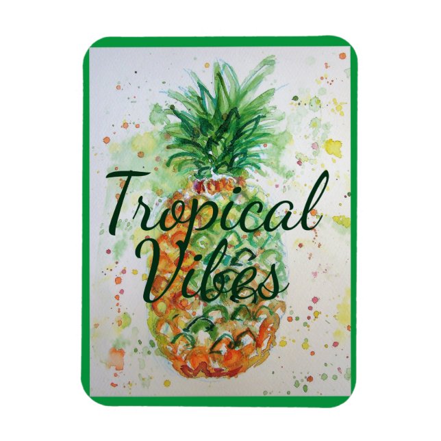 Ímã Fruta de ananás Limão tropical Víblias tropicais C (Vertical)