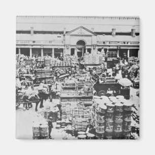 Imã Fruta de carregamento no jardim de Covent Mercado,