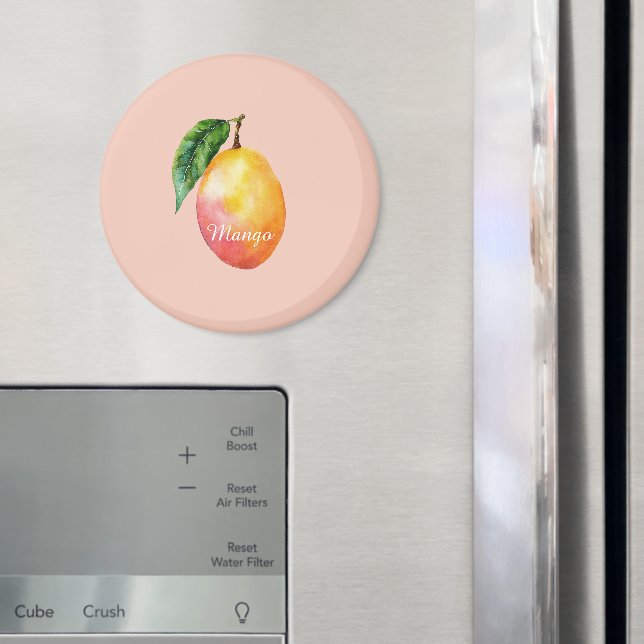 Imã Fruta de Manga Amarela Rosa (In Situ (Fridge))