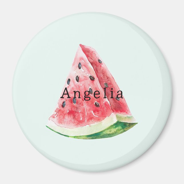 Imã Fruta de Melancia com Hortelã (Frente)