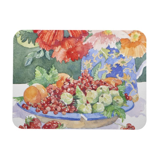 Ímã Fruta em uma placa 2014 (Horizontal)