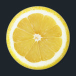 Imã Fruta Magnet Series - Limão<br><div class="desc">Pegue este ímã de limão realista e divertido para sua geladeira ou parede. Veja outros magnatas deliciosos e outros doces da minha loja! Crédito da Foto: André Karwath aka Aka</div>