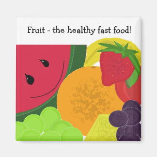 Imã Fruta o Fast Food Saudável