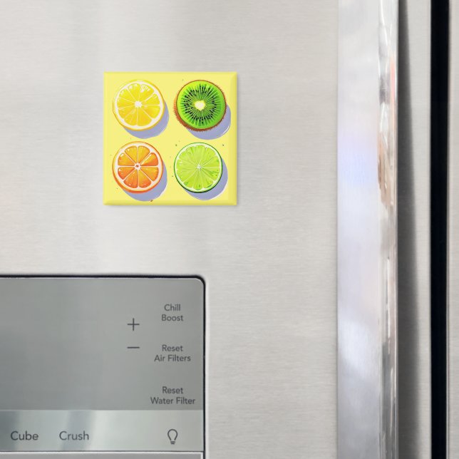 Imã Fruta Slices Pop (In Situ (Fridge))
