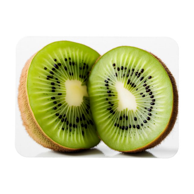 Ímã Fruta verde kiwi (Horizontal)