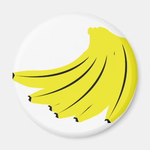 Imã frutas amarelas das bananas