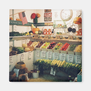 Imã Frutas e vegetação