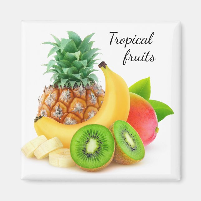Imã Frutas tropicais (Frente)
