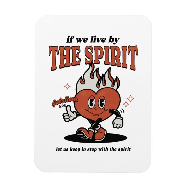 Ímã Fruto do Espírito - Viva pelo Espírito (Vertical)