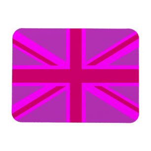 Ímã Fuchsia Union Jack