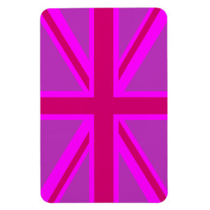 Ímã Fuchsia Union Jack