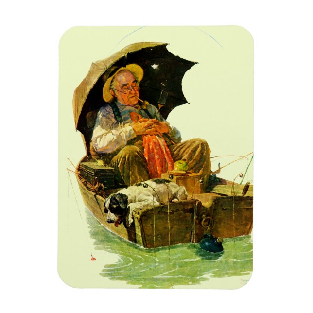 Ímã Fuga da pesca (Vertical)