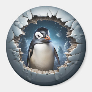 Imã Fuga de pinguins 3D