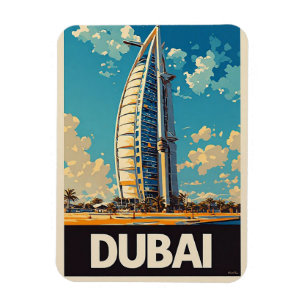 Ímã Fuga de Viagem pela Cidade de Dubai UAE