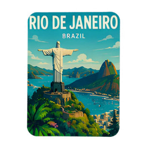 Ímã Fuga para a Costa Tropical do Rio de Janeiro Brasi