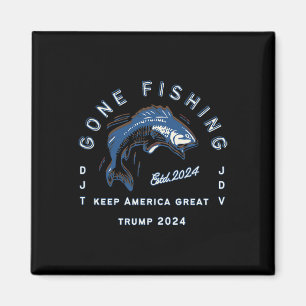 Imã Fui Pescar Trump Vance 2024 Pesca Esportiva Passad