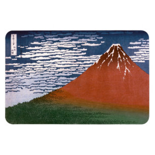 Ímã Fuji Vermelha, Vulcão Aka Fujiyama Katsushika Hoku