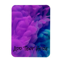 Fumaça digital roxa e azul