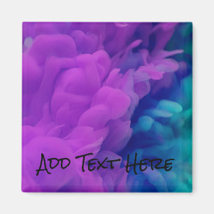 Imã Fumaça digital roxa e azul