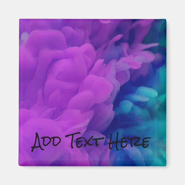 Imã Fumaça digital roxa e azul (Frente)