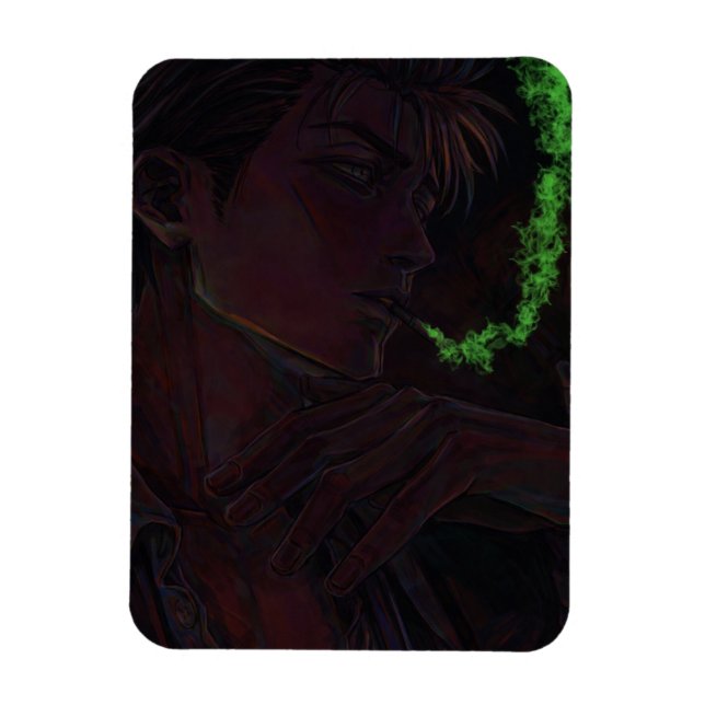 Ímã Fumaça verde  (Vertical)