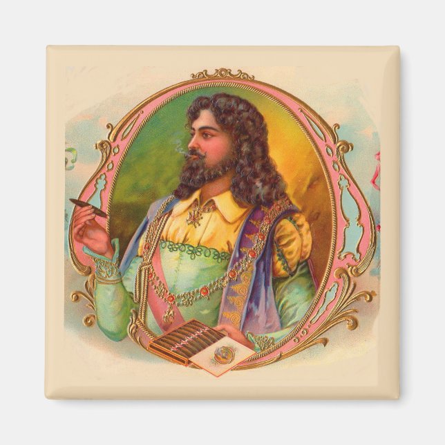Imã fumador de charutos do século XVI (Frente)