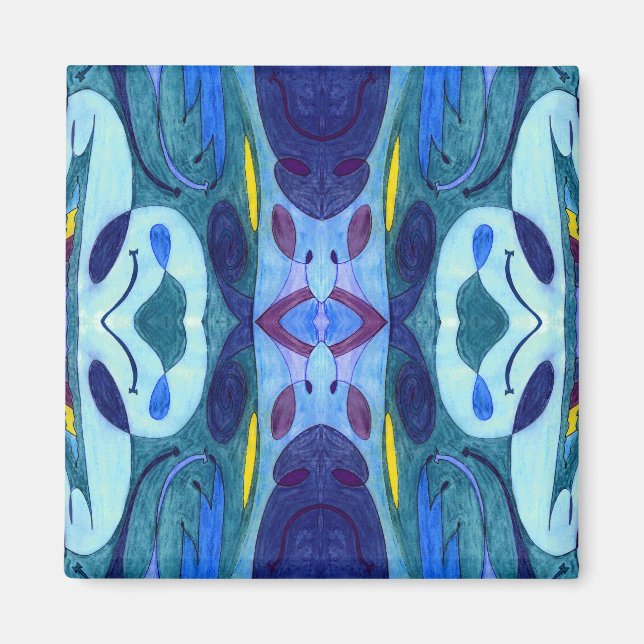 Imã Fumos azuis (Frente)