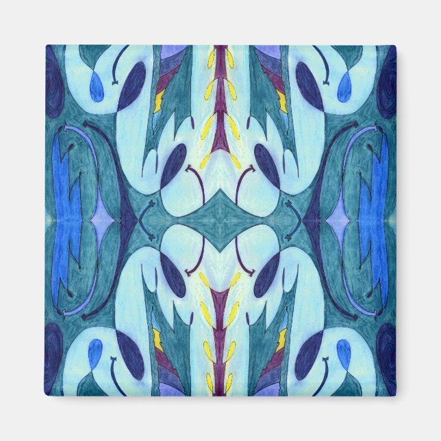 Imã Fumos azuis (Frente)