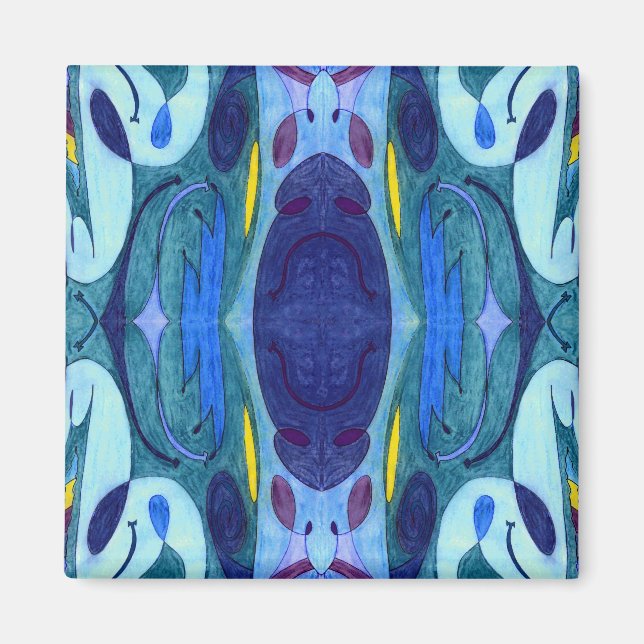 Imã Fumos azuis (Frente)