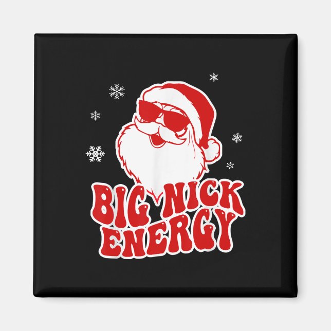 Imã Fun Christmas Big Nick Energy Santa Naughty Adult  (Frente)