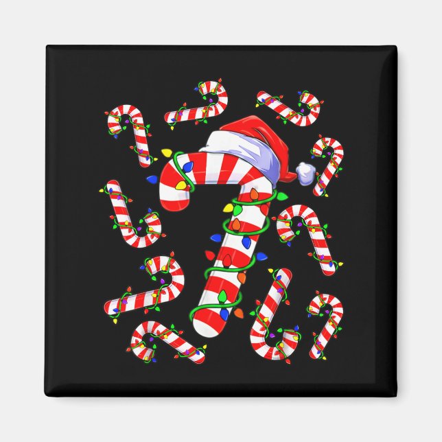 Imã Fun Six Seven 6 7 Meme Design Couples Christmas Ca (Frente)