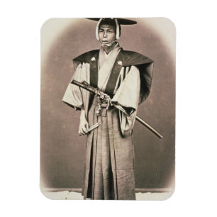 Ímã Funcionário judicial ou samurai japonês, c.1870s