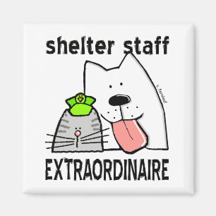 Imã Funcionarios do abrigo animal Extraordinaire