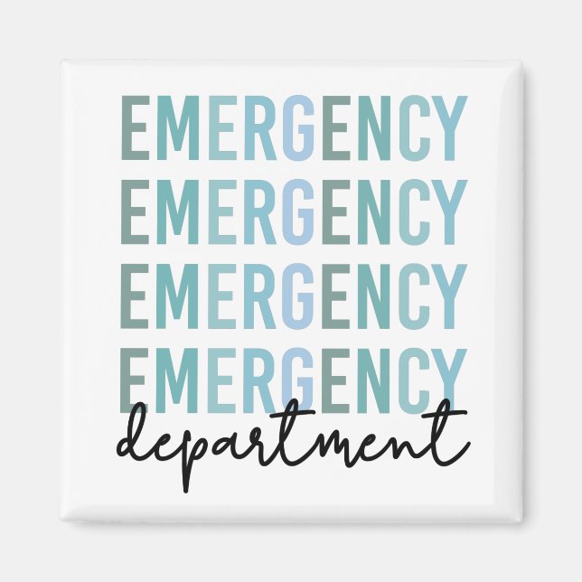 Imã Funcionarios ER do Departamento de Emergência | En (Frente)