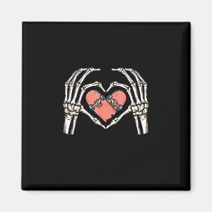 Imã Fundição de Dia de os namorados de Skeleton