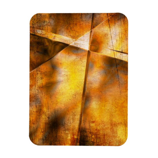 Ímã fundo abstrato de arte colorido (Vertical)