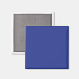 Imã Fundo Azul Escuro Sólido | Design Minimalista Ousa