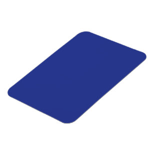 Ímã Fundo Azul Escuro Sólido   Design Minimalista Ousa