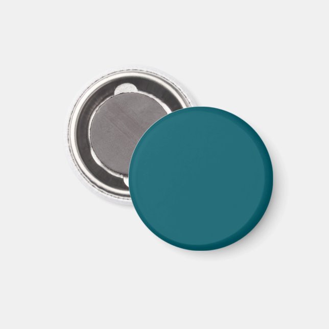 Imã Fundo azul-teal sólido, transmitindo um tom calmo  (Front/Back)