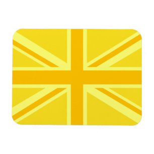 Ímã Fundo britânico amarelo amarelo da bandeira de