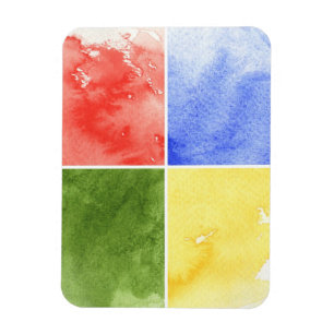 Ímã fundo colorido da aguarela para seu design