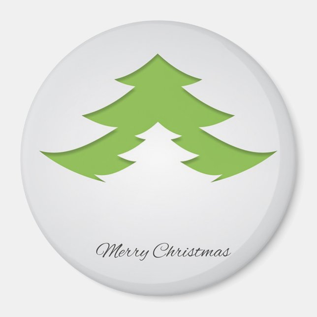 Imã Fundo das cinzas com árvore de Natal (Frente)
