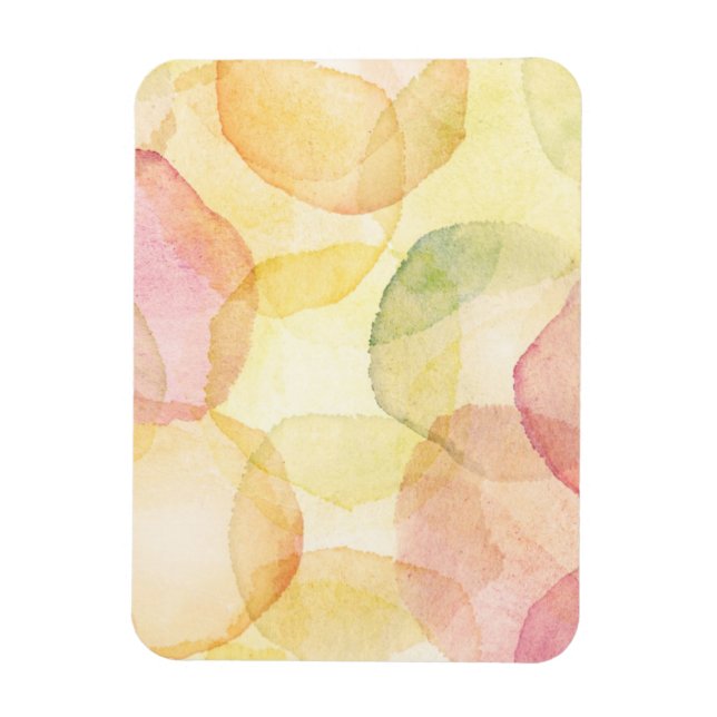 Ímã Fundo de abstrato projetado com aquarela (Vertical)