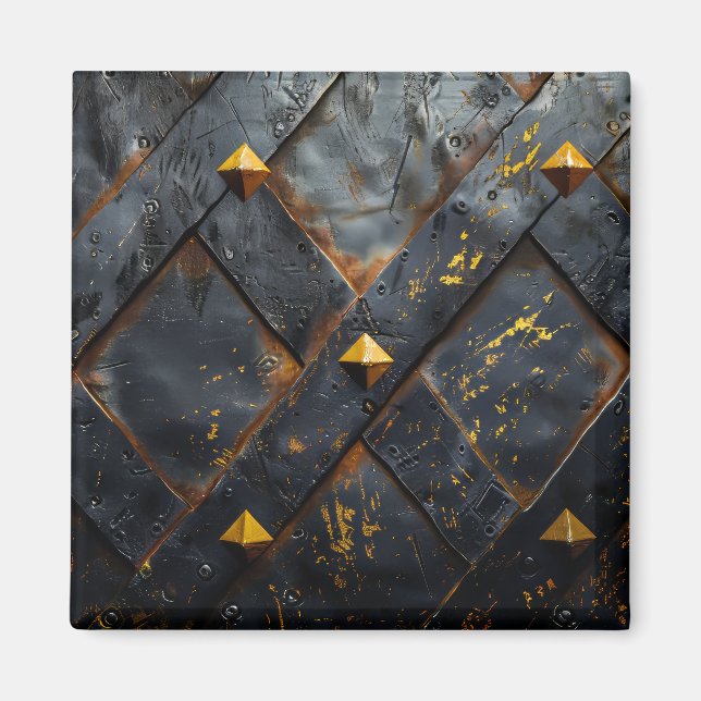 Imã Fundo de aço queimado (Frente)