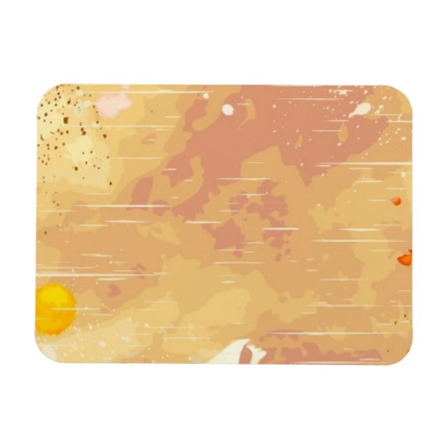 Ímã fundo de aquarela (Horizontal)