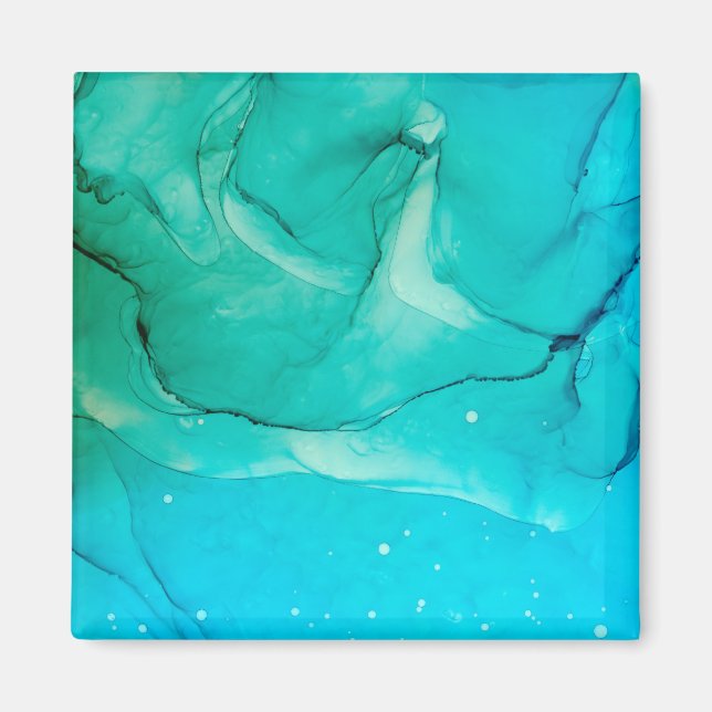 Imã Fundo de Arte de Abstrato de Belas Artes Pintadas (Frente)