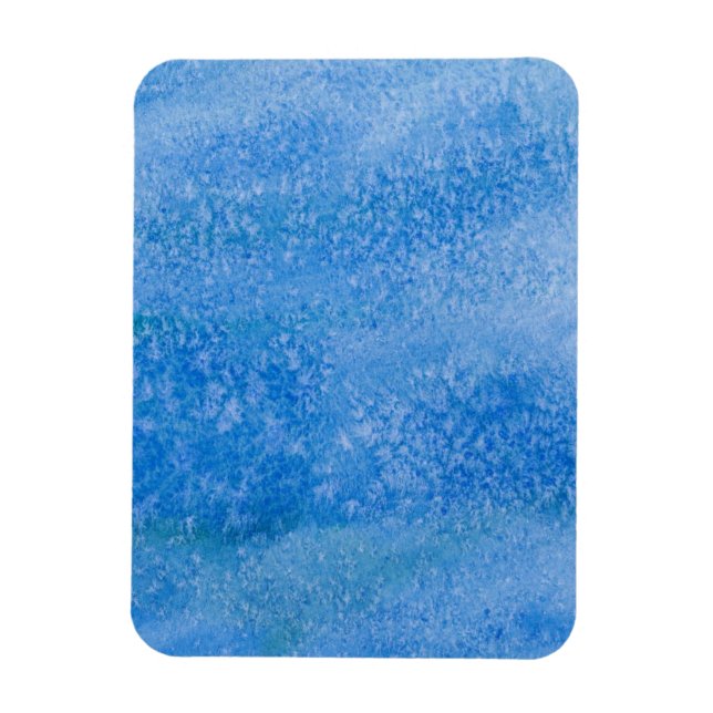 Ímã Fundo de Cor da Água Azul (Vertical)